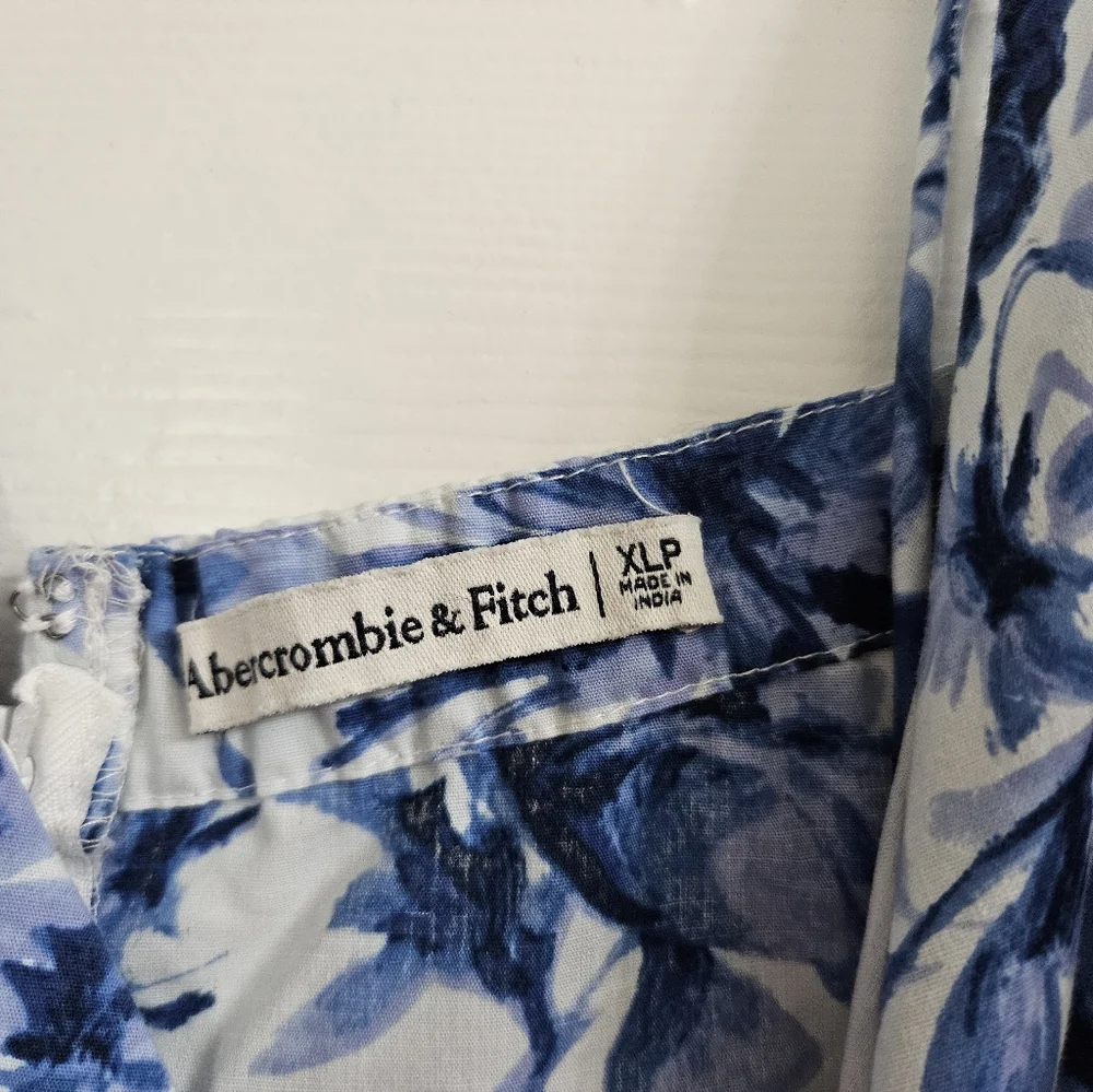 Abercrombie Blue Floral Maxi Dress